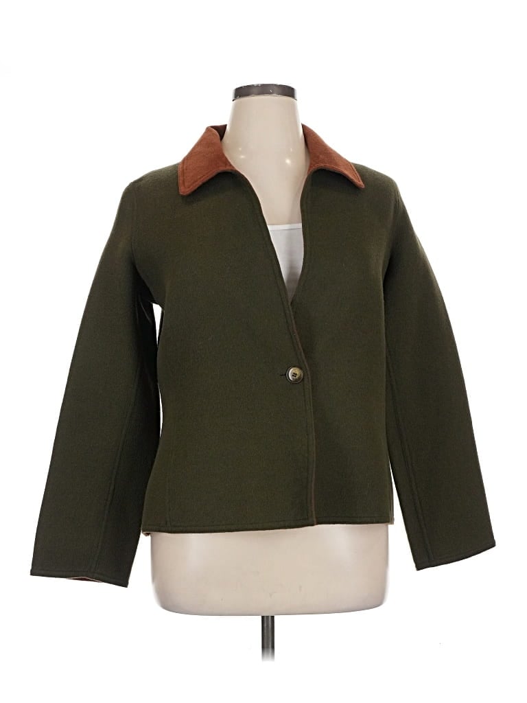 Pre-owned Unbranded Coat In Green