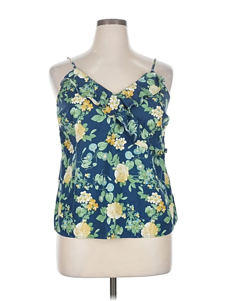 Pre-owned Old Navy Sleeveless Blouse In Blue