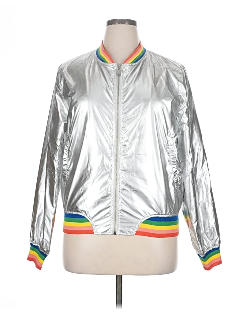 Pre-owned Bando Track Jacket In Silver