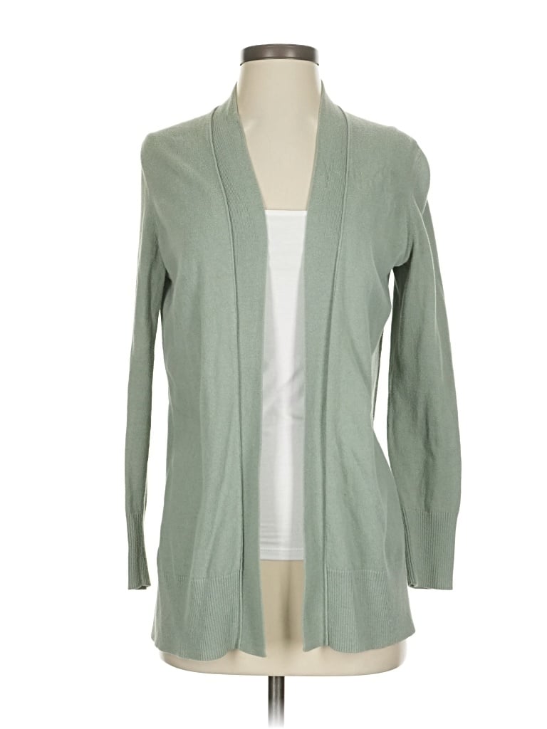 Pre-owned Gap Cardigan Sweater In Green