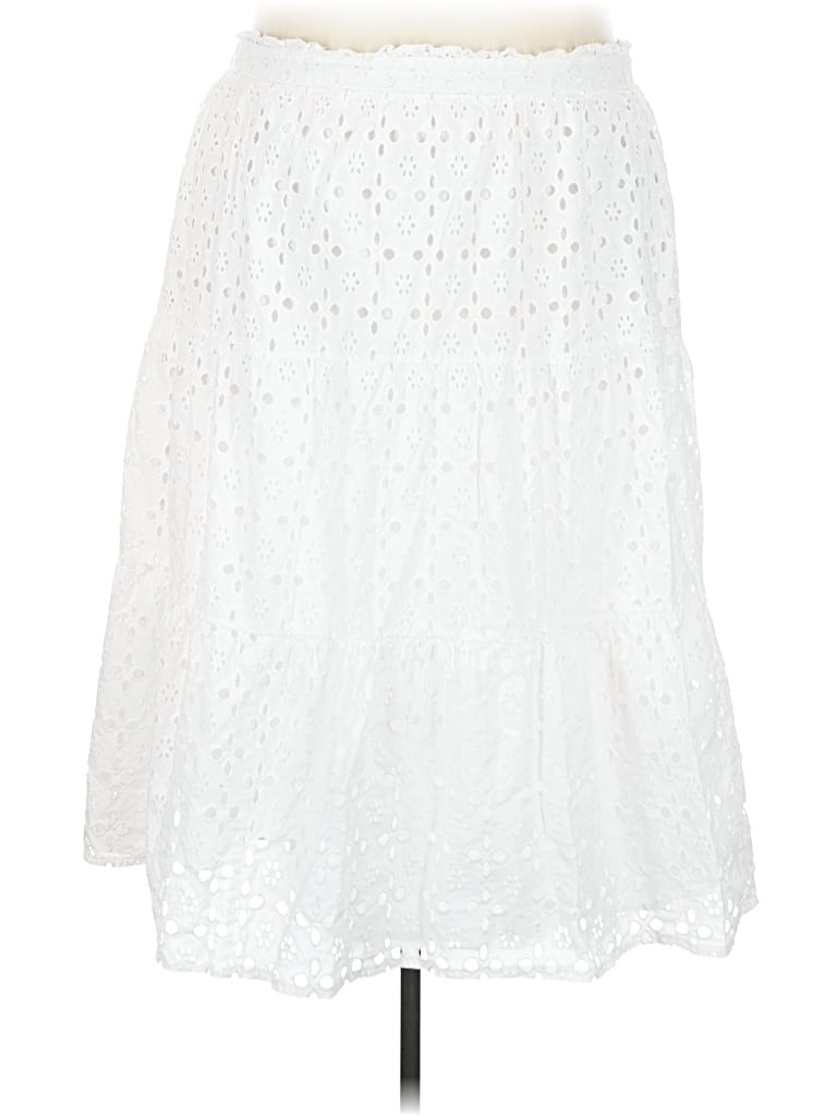 Pre-owned Cece Casual Skirt In White