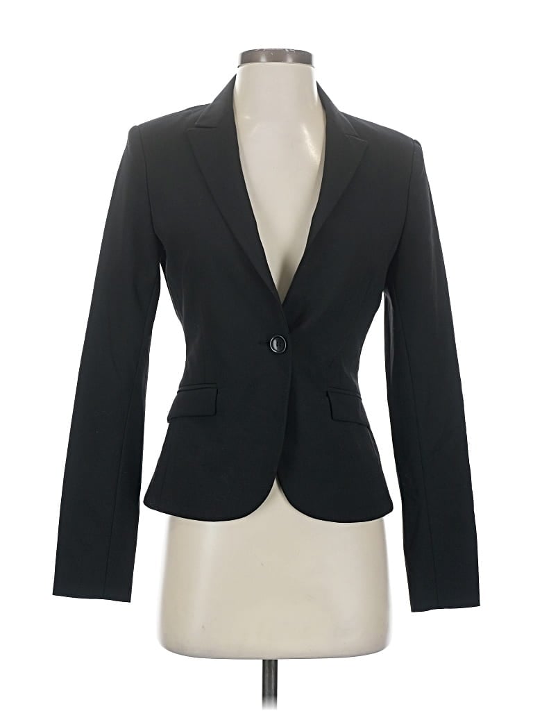 Pre-owned Express Design Studio Blazer Jacket In Black