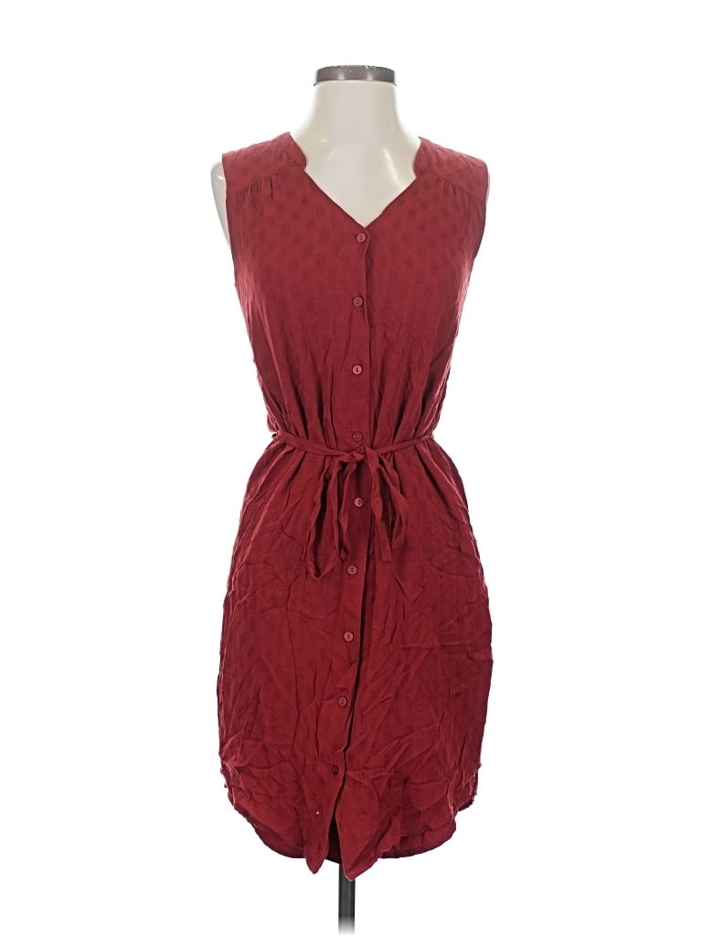 Pre-owned 41hawthorn Casual Dress In Burgundy
