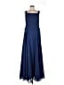 JJ's House 100% Polyester Blue Cocktail Dress Size 12 - photo 1