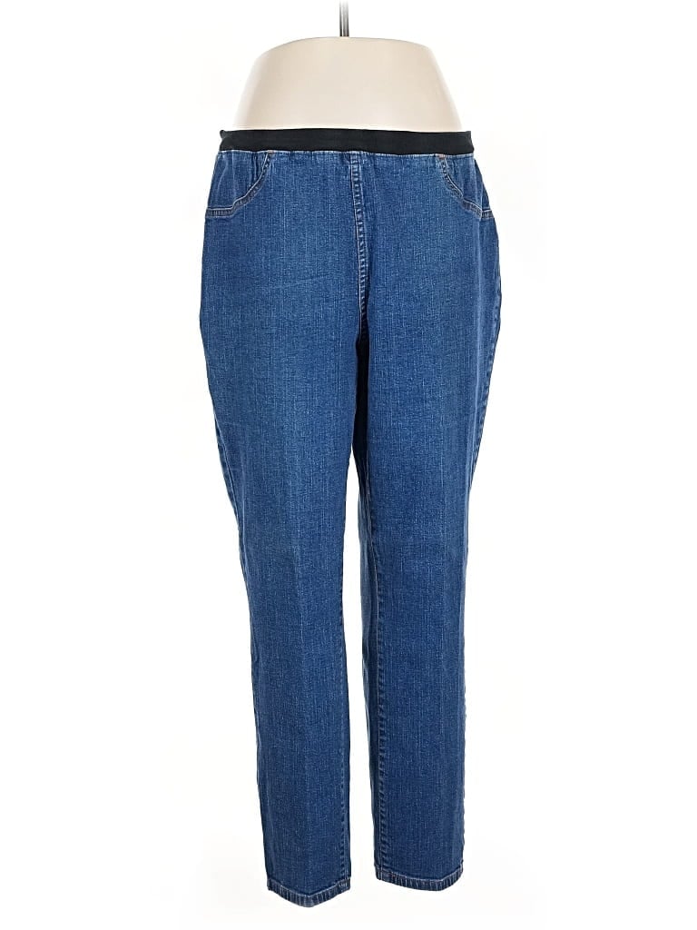 Pre-owned Denim 24/7 Jeggings In Blue