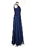 JJ's House 100% Polyester Blue Cocktail Dress Size 12 - photo 4