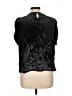 Ann Taylor LOFT Black Short Sleeve Blouse Size L - photo 2