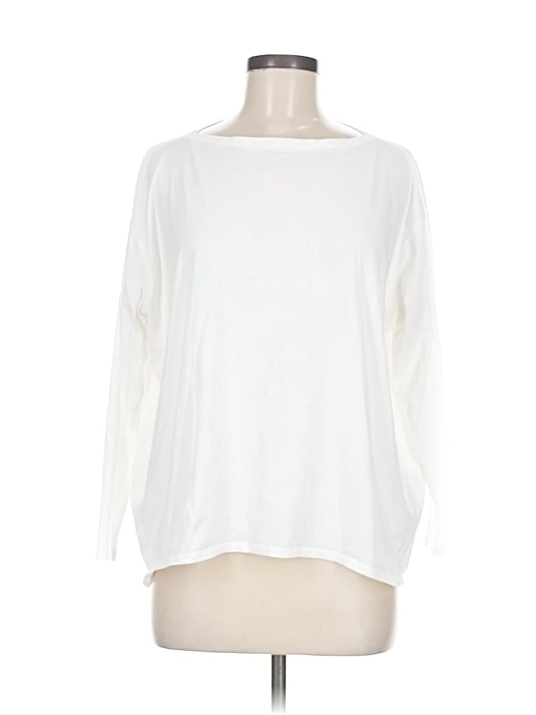 LULULEMON ATHLETICA Pre-owned 3/4 Sleeve T-shirt In White