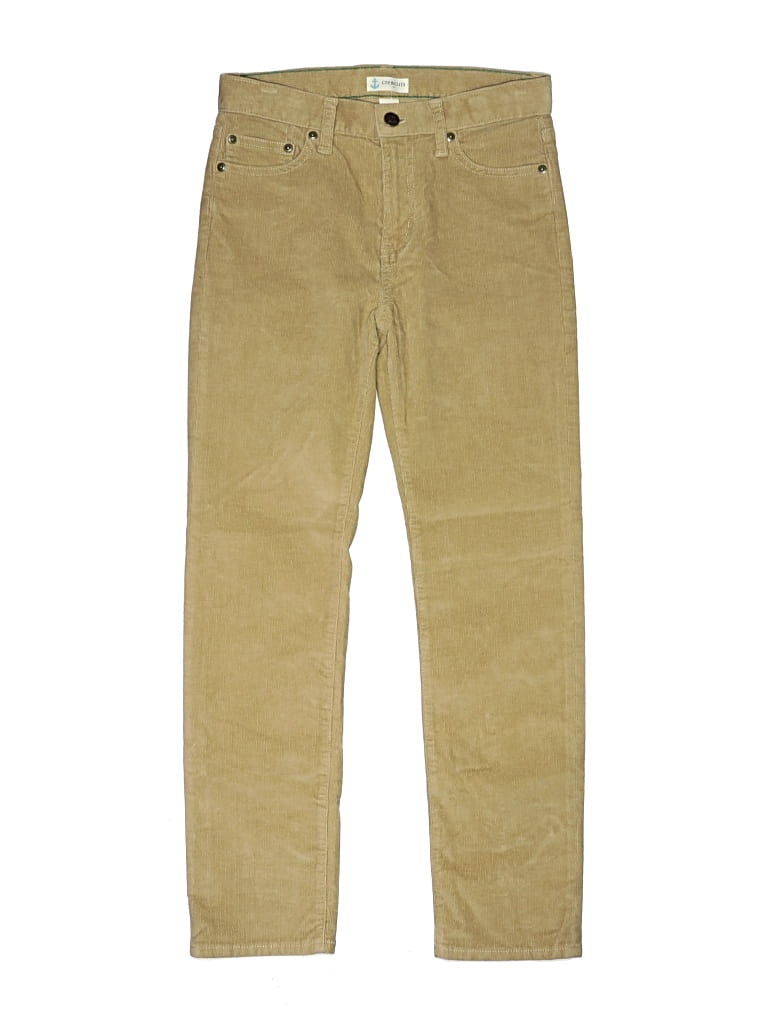 Pre-owned Crewcuts Outlet Kids' Khaki Pant In Brown