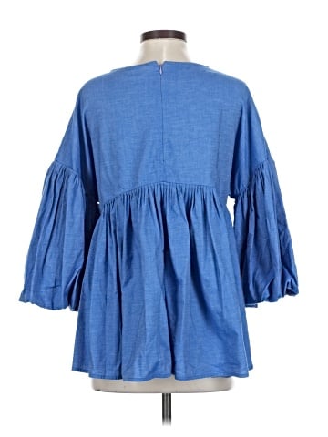 Hemant & Nandita 3/4 Sleeve Blouse (view 2)
