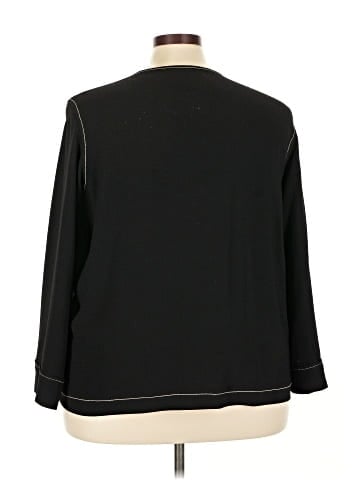 Uniform 3/4 Sleeve Blouse (view 2)