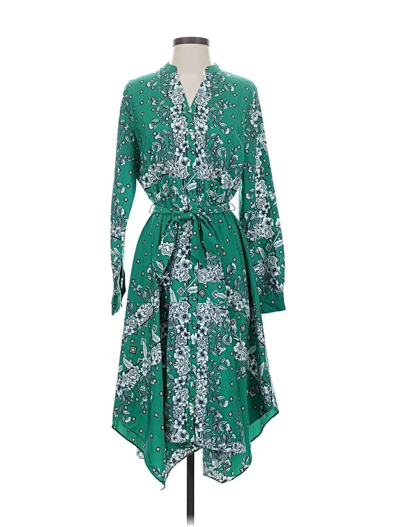 Pre-owned Charter Club Casual Dress In Green
