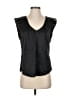 7 For All Mankind Black Sleeveless Blouse Size S - photo 1