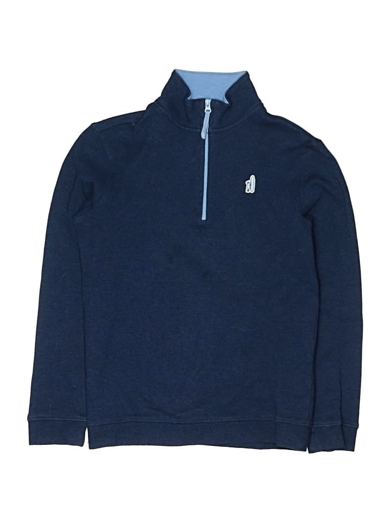 Pre-owned Johnnie-o Kids' Pullover Sweater In Blue