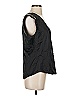 7 For All Mankind Black Sleeveless Blouse Size S - photo 4