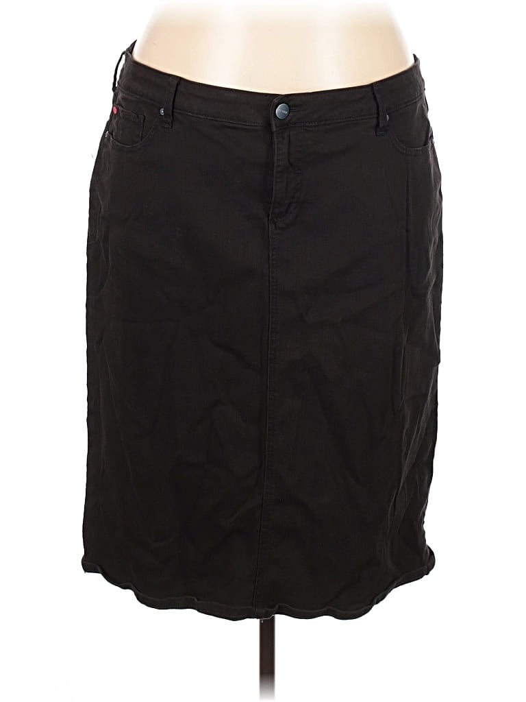 Pre-owned Slink Jeans Formal Skirt In Black