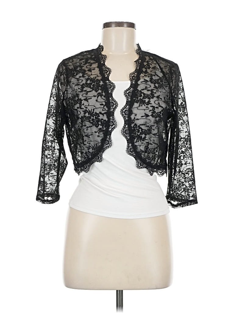 Pre-owned Dressbarn Kimono In Black