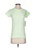 Athleta 100% Nylon Solid Green Active T-Shirt Size S - photo 1
