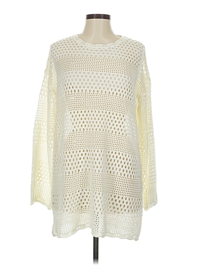 ANRABESS Pre-owned Swimsuit Cover Up In White