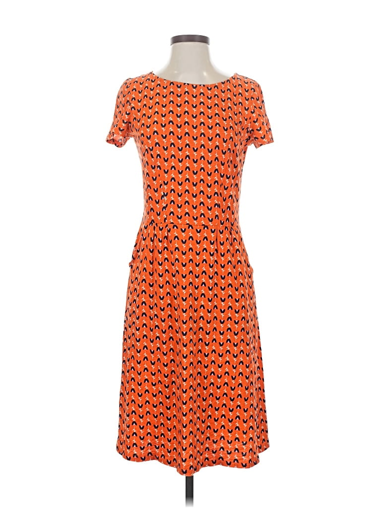 Pre-owned Boden Casual Dress In Orange