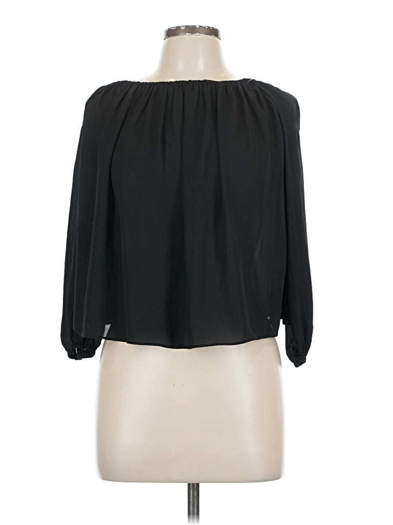 Fashion Nova 3/4 Sleeve Blouse In Black