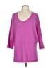Two Bees Cashmere Solid Purple Wool Pullover Sweater Size S - photo 1
