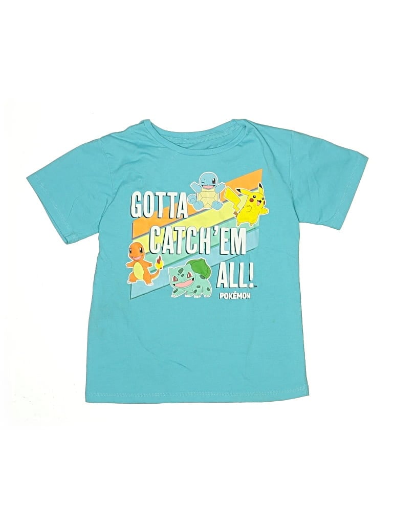 Pre-owned Pokémon Kids' Short Sleeve T-shirt In Blue