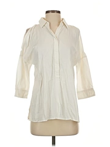 KF/KaufmanFranco Collective 3/4 Sleeve Button-Down Shirt (view 1)