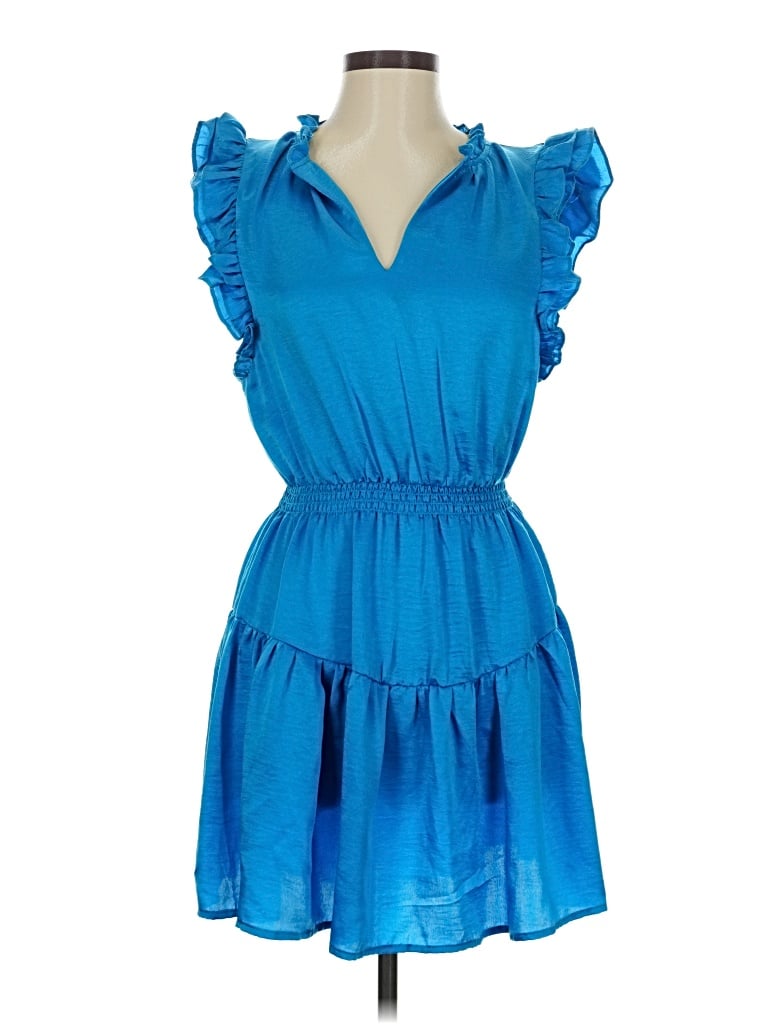 Pre-owned Steve Madden Casual Dress In Blue