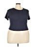 Shein Curve Blue Short Sleeve Top Size 18 (3) - photo 1