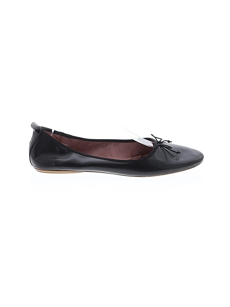 Pre-owned Zara Flats In Black