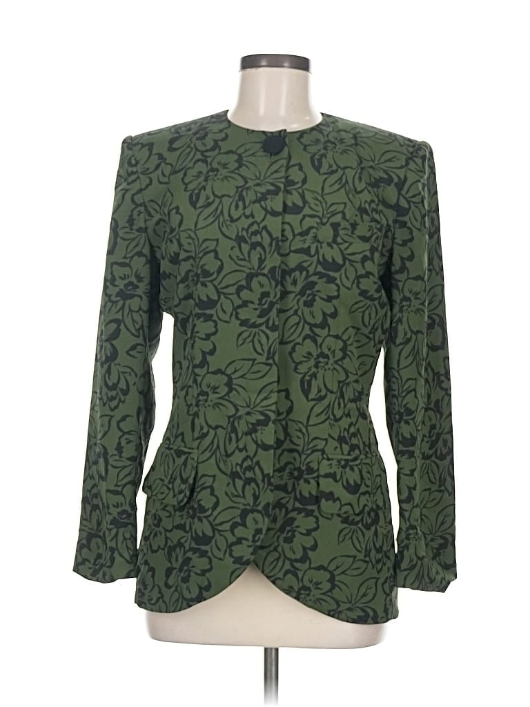 Pre-owned Kasper A.s.l. Blazer Jacket In Green