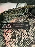 Zara 100% Polyester Paisley Gold Brown Casual Skirt Size XS - photo 3