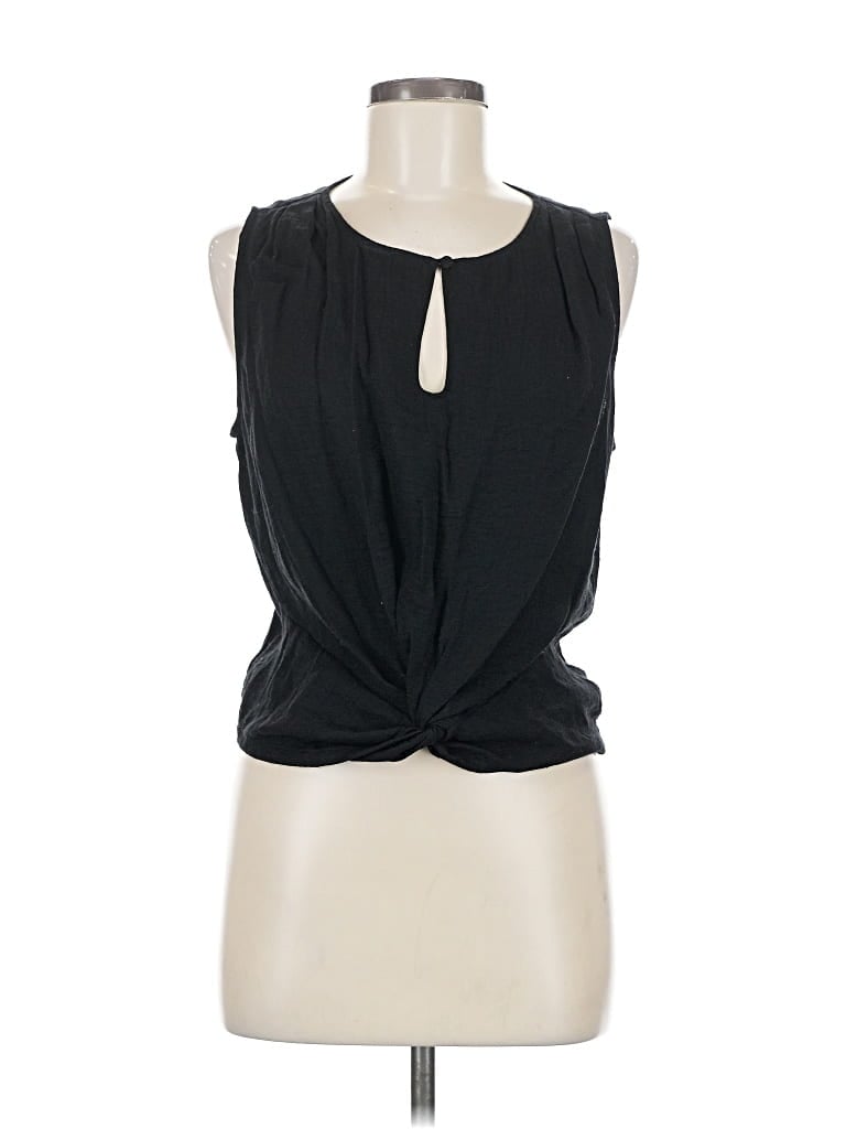 Pre-owned Joie Sleeveless Blouse In Black