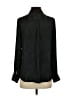 David Lerner 100% Polyester Animal Print Black Long Sleeve Blouse Size XS - photo 2