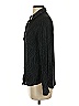 David Lerner 100% Polyester Animal Print Black Long Sleeve Blouse Size XS - photo 5