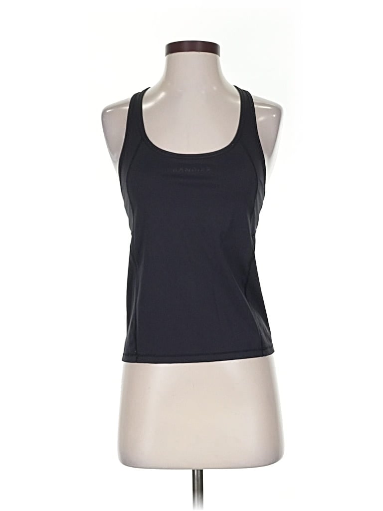 Pre-owned Bandier Tank Top Black Halter Neckline Tops