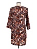 Bar III 100% Polyester Print Brown Casual Dress Size M - photo 2