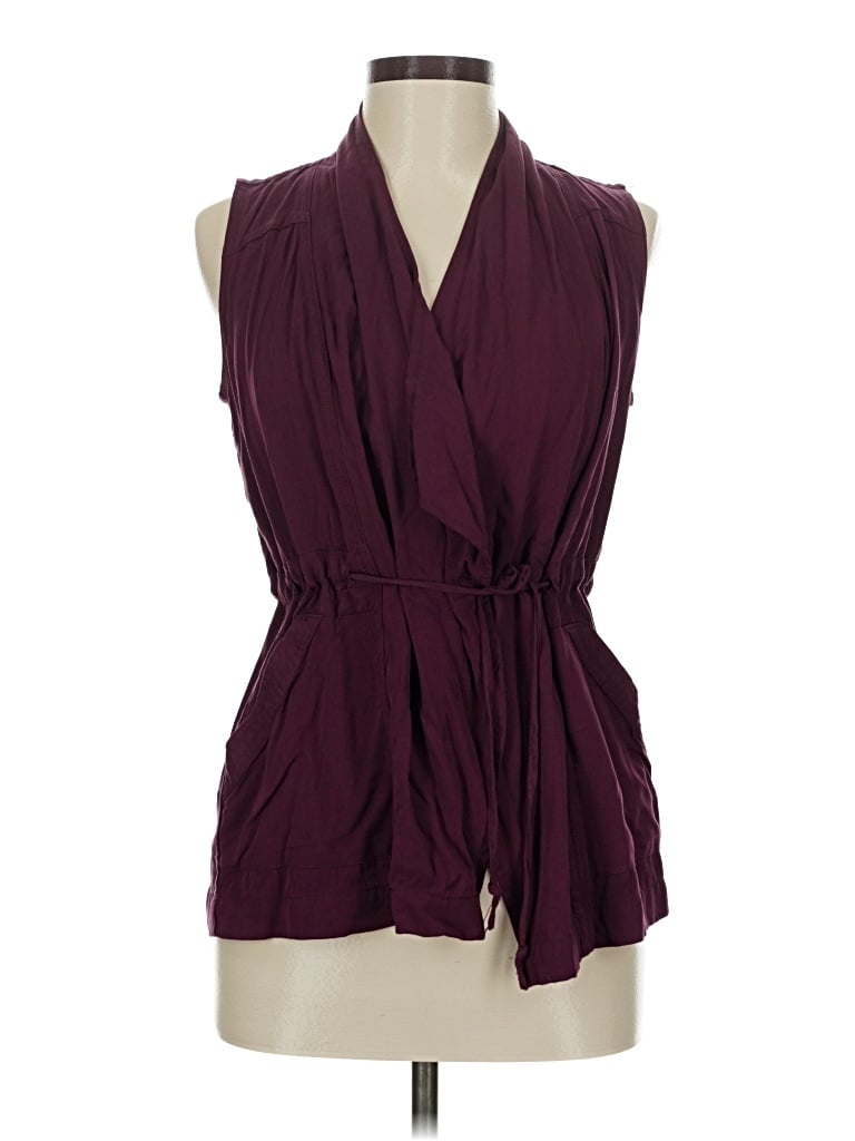 Pre-owned Altar'd State Sleeveless T-shirt In Burgundy