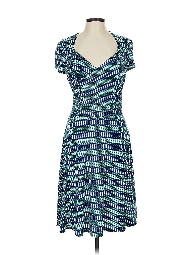 Pre-owned Leota Casual Dress In Blue