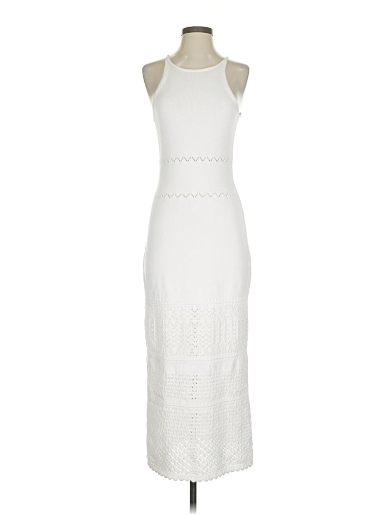 Pre-owned Intermix Cocktail Dress In White