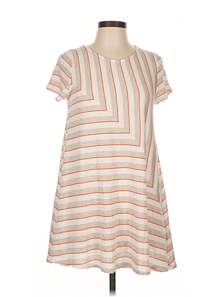 Pre-owned Puella Casual Dress In White