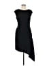 St. John Solid Black Cocktail Dress Size 8 - photo 1