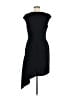 St. John Solid Black Cocktail Dress Size 8 - photo 2