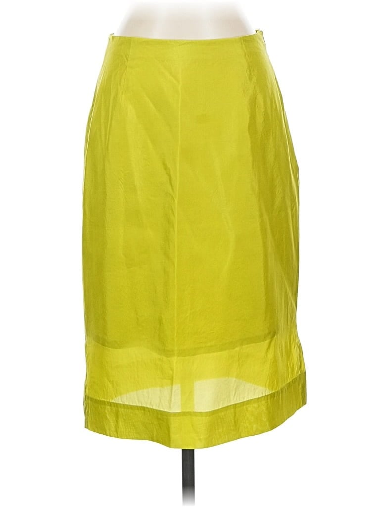 Pre-owned J.crew Collection Casual Skirt In Yellow