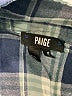 Paige Plaid Teal Long Sleeve Button-Down Shirt Size S - photo 7