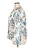 Unbranded 100% Polyester Paisley Ivory Long Sleeve Blouse Size XXL - photo 5