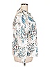 Unbranded 100% Polyester Paisley Ivory Long Sleeve Blouse Size XXL - photo 4