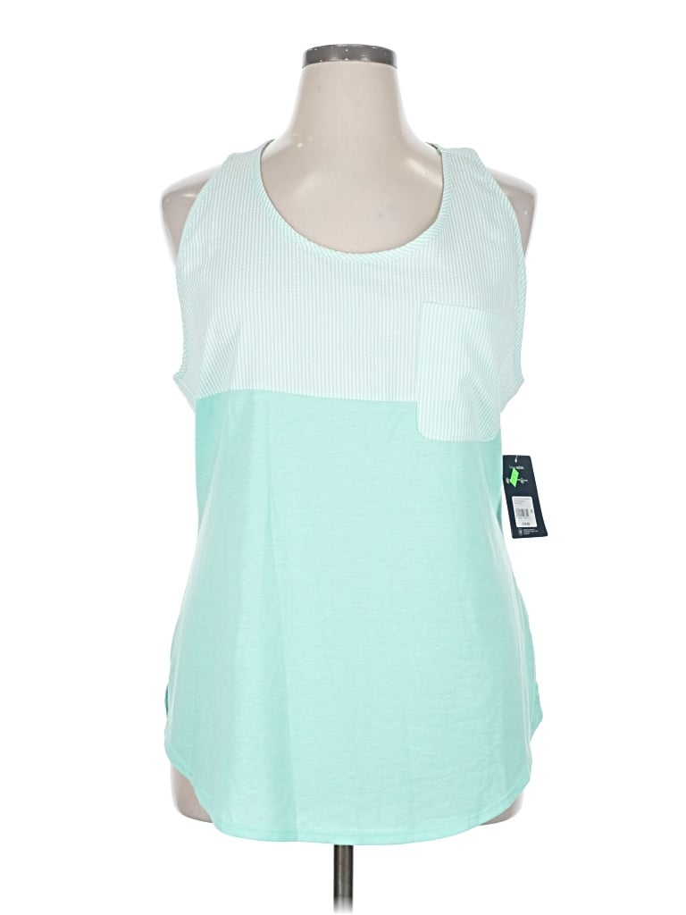 Magellan Outdoors Active Tank Top In Blue