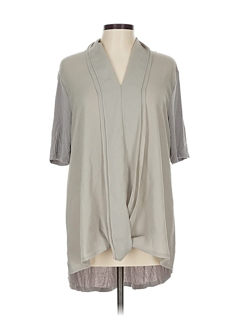 Pre-owned H By Halston Kimono In Gray